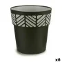 Vaso Autoirrigável Stefanplast Orfeo Antracite Plástico 29 x 29 x 29 cm (6 Unidades) de Stefanplast, Vasos para flores - Ref:...