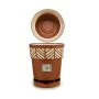 Self-watering flowerpot Stefanplast Orfeo Terracotta Plastic 29 x 29 x 29 cm (6 Units) by Stefanplast, Flower Pots - Ref: S36...