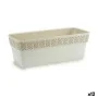 Self-watering planter Stefanplast Orfeo White Plastic 18,5 x 17 x 49,3 cm (12 Units) by Stefanplast, Window Boxes - Ref: S362...