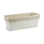 Self-watering planter Stefanplast Orfeo White Plastic 18,5 x 17 x 49,3 cm (12 Units) by Stefanplast, Window Boxes - Ref: S362...