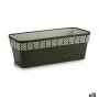 Self-watering planter Stefanplast Orfeo Anthracite Plastic 18 x 17 x 49,5 cm (12 Units) by Stefanplast, Window Boxes - Ref: S...