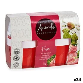 Air Freshener Set Gel Strawberry (24 Units) by Acorde, Fragrant Room Sprays - Ref: S3624059, Price: 27,14 €, Discount: %