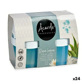 Air Freshener Set Gel Clean Clothes (24 Units) by Acorde, Fragrant Room Sprays - Ref: S3624060, Price: 27,14 €, Discount: %