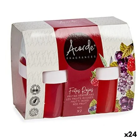 Set de Ambientadores Gel Frutos rojos (24 Unidades) de Acorde, Ambientadores - Ref: S3624061, Precio: 26,70 €, Descuento: %