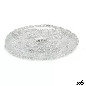 Plato Llano Tirolo Transparente Vidrio 27,5 x 1,7 x 27,5 cm (6 Unidades) de Vivalto, Platos y fuentes - Ref: S3624077, Precio...