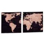 Toile Mappemonde 1,5 x 40 x 40 cm (16 Unités) de Gift Decor, Impressions sur toile - Réf : S3624090, Prix : 28,66 €, Remise : %