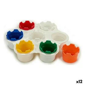 Palette Finger Paint Multicolour Plastic 23 x 6 x 25 cm (12 Units) by Pincello, Palettes - Ref: S3624150, Price: 61,87 €, Dis...