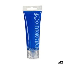 Tinta acrílica 75 ml Azul escuro (12 Unidades) de Pincello, Tintas - Ref: S3624156, Preço: 10,20 €, Desconto: %