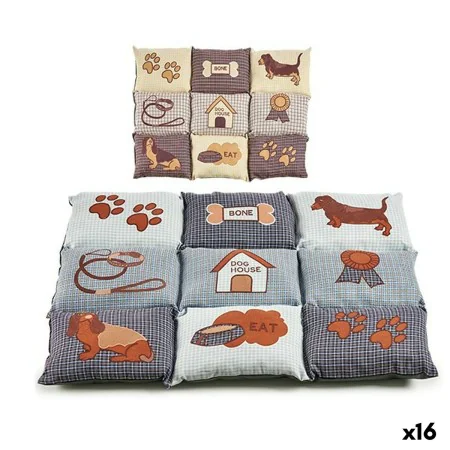 Cojín Mascotas 59 x 10 x 79 cm (16 Unidades) de Mascow, Almohadas para camas - Ref: S3624267, Precio: 161,60 €, Descuento: %