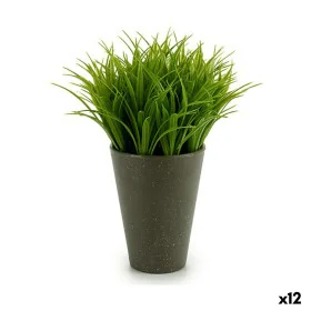 Decorative Plant Plastic 11 x 18 x 11 cm Green Grey (12 Units) by Ibergarden, Artificial Plants - Ref: S3624279, Price: 28,86...