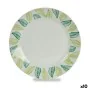 Assiette à dessert Volets Blanc Vert Ø 19 cm Porcelaine (10 Unités) de BigBuy Home, Plats et plateaux - Réf : S3624280, Prix ...