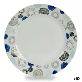 Assiette à dessert Cercles Porcelaine 19 x 2 x 19 cm (10 Unités) de BigBuy Home, Plats et plateaux - Réf : S3624282, Prix : 1...