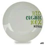 Assiette plate Organic Porcelaine 24,4 x 2,6 x 24,4 cm (10 Unités) de BigBuy Home, Plats et plateaux - Réf : S3624286, Prix :...