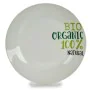 Assiette plate Organic Porcelaine 24,4 x 2,6 x 24,4 cm (10 Unités) de BigBuy Home, Plats et plateaux - Réf : S3624286, Prix :...