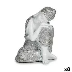 Figura Decorativa Buda Sentado 10,5 x 15 x 12 cm (8 Unidades) de Gift Decor, Adornos - Ref: S3624318, Preço: 49,44 €, Descont...