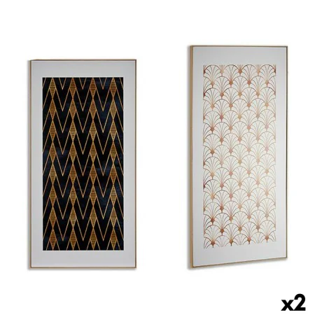 Tela Geométrico 61,5 x 3 x 121,5 cm (2 Unidades) de Gift Decor, Impressões sobre tela - Ref: S3624346, Preço: 82,05 €, Descon...