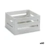 Decorative box White Wood 16 x 8 x 11 cm (60 Units) by Gift Decor, Boxes - Ref: S3624371, Price: 87,02 €, Discount: %