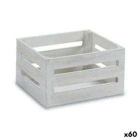 Decorative box White Wood 16 x 8 x 11 cm (60 Units) by Gift Decor, Boxes - Ref: S3624371, Price: 78,82 €, Discount: %