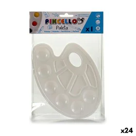 Paleta Blanco Plástico 19,5 x 1 x 26 cm (24 Unidades) de Pincello, Paletas - Ref: S3624385, Precio: 19,17 €, Descuento: %