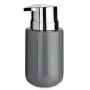 Distributeur de Savon Gris Argenté Métal Céramique 350 ml (6 Unités) de Berilo, Supports et distributeurs - Réf : S3624392, P...