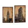 Leinwand New York 90 x 3 x 60 cm (4 Stück) von Gift Decor, Leinwanddrucke - Ref: S3624403, Preis: 63,46 €, Rabatt: %