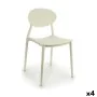 Dining Chair White Plastic 41 x 81 x 49 cm (4 Units) by Gift Decor, Dining Chairs - Ref: S3624417, Price: 89,87 €, Discount: %