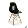 Dining Chair Kirk Black 53 x 82 x 47 cm (4 Units) by Gift Decor, Dining Chairs - Ref: S3624421, Price: 127,51 €, Discount: %