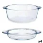 Casserole with lid Transparent Borosilicate Glass 2,1 L (4 Units) by Pasabahce, Casserole pans - Ref: S3624447, Price: 29,09 ...