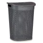 Panier à linge Anthracite Plastique 60 L 43,5 x 57,5 x 34 cm (6 Unités) de Kipit, Corbeilles à linge - Réf : S3624459, Prix :...