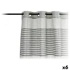 Rideaux 140 x 260 cm Gris clair (6 Unités) de Gift Decor, Rideaux et draperies - Réf : S3624475, Prix : 65,19 €, Remise : %