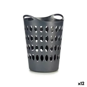 Laundry Basket Anthracite Plastic 50 L 44 x 56 x 41 cm (12 Units) by Kipit, Laundry Baskets - Ref: S3624480, Price: 64,58 €, ...