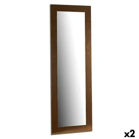 Wall mirror Golden Wood Glass 52,7 x 154,5 x 1,7 cm (2 Units) by Gift Decor, Wall-Mounted Mirrors - Ref: S3624481, Price: 111...