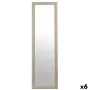 Specchio Grigio Legno Cristallo 38,3 x 3 x 135 cm (6 Unità) di Gift Decor, Specchi da terra a inclinazione regolabile - Rif: ...