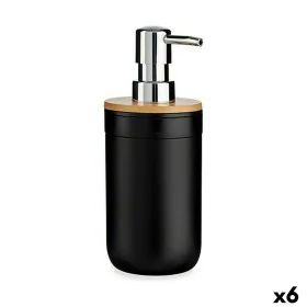 Dispensador de Sabão Preto Bambu Polipropileno 350 ml (6 Unidades) de Berilo, Suportes e dispensadores - Ref: S3624494, Preço...