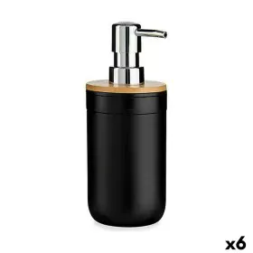 Dispensador de Jabón Negro Bambú Polipropileno 350 ml (6 Unidades) de Berilo, Soportes y dispensadores - Ref: S3624494, Preci...