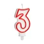 Candela Compleanno Numeri 3 (12 Unità) di BigBuy Party, Articoli per feste - Rif: S3624504, Prezzo: 7,82 €, Sconto: %