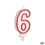 Candle Birthday Number 6 (12 Units) by BigBuy Home, Party items - Ref: S3624507, Price: 7,82 €, Discount: %