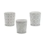 Planter Pattern White Grey Ceramic 12,3 x 12 x 12,3 cm (144 Units) by Ibergarden, Cachepots - Ref: S3624517, Price: 199,92 €,...