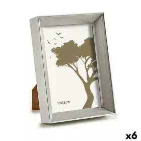 Fotorahmen 12,5 x 17,3 x 3,5 cm Silberfarben Kunststoff Glas (6 Stück) von Gift Decor, Wand- und Tischrahmen - Ref: S3624541,...