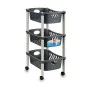 Vegetable trolley Stefanplast White Anthracite Plastic 40 x 29,5 x 68,5 cm (44 Unidades) by Stefanplast, Shelves and supports...