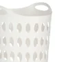 Cesto da Roupa Branco Plástico 50 L 44 x 56 x 41 cm (12 Unidades) de Kipit, Cestos para fornos rebatíveis - Ref: S3624587, Pr...