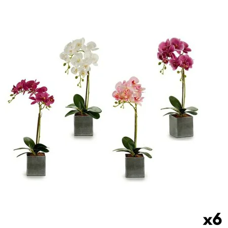 Fleur décorative Orchidée Plastique 14 x 51 x 18 cm (6 Unités) de Ibergarden, Fleurs artificielles - Réf : S3624605, Prix : 4...