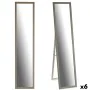 Free standing mirror Grey Wood Crystal 44 x 32,5 x 120 cm (6 Units) by Gift Decor, Floor Mirrors - Ref: S3624614, Price: 89,7...