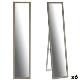 Free standing mirror Grey Wood Crystal 44 x 32,5 x 120 cm (6 Units) by Gift Decor, Floor Mirrors - Ref: S3624614, Price: 81,2...