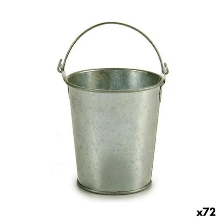 Macetero Cubo Plateado Zinc 15,5 x 11 x 11 cm (72 Unidades) de Ibergarden, Maceteros - Ref: S3624617, Precio: 58,01 €, Descue...