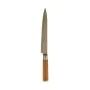 Coltello da Cucina 3 x 33,5 x 2,5 cm Argentato Marrone Acciaio inossidabile Bambù (12 Unità) di Kinvara, Coltelli da Chef - R...