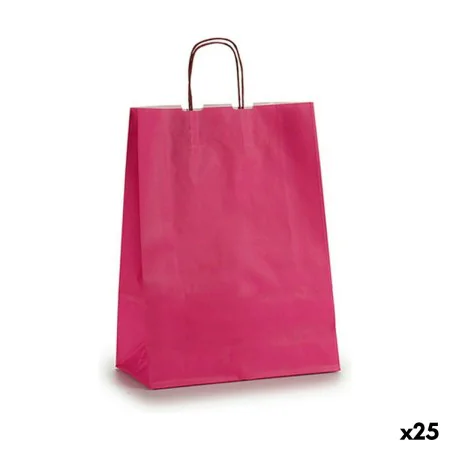 Papiertaschen 12 x 52 x 32 cm Rosa (25 Stück) von Pincello, Geschenkboxen und -taschen - Ref: S3624624, Preis: 14,28 €, Rabat...