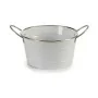 Cache-pot Seau Blanc Argenté Zinc 27,5 x 10,5 x 20 cm (24 Unités) de Ibergarden, Cache-pots - Réf : S3624652, Prix : 52,61 €,...