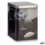 Tin Rice Black Metal 1 L (24 Units) by Kinvara, Food storage - Ref: S3624667, Price: 66,57 €, Discount: %