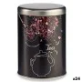 Tin Tea Black Metal 1 L 10,5 x 15 x 10,5 cm (24 Units) by Kinvara, Tea and coffee storage - Ref: S3624670, Price: 67,91 €, Di...